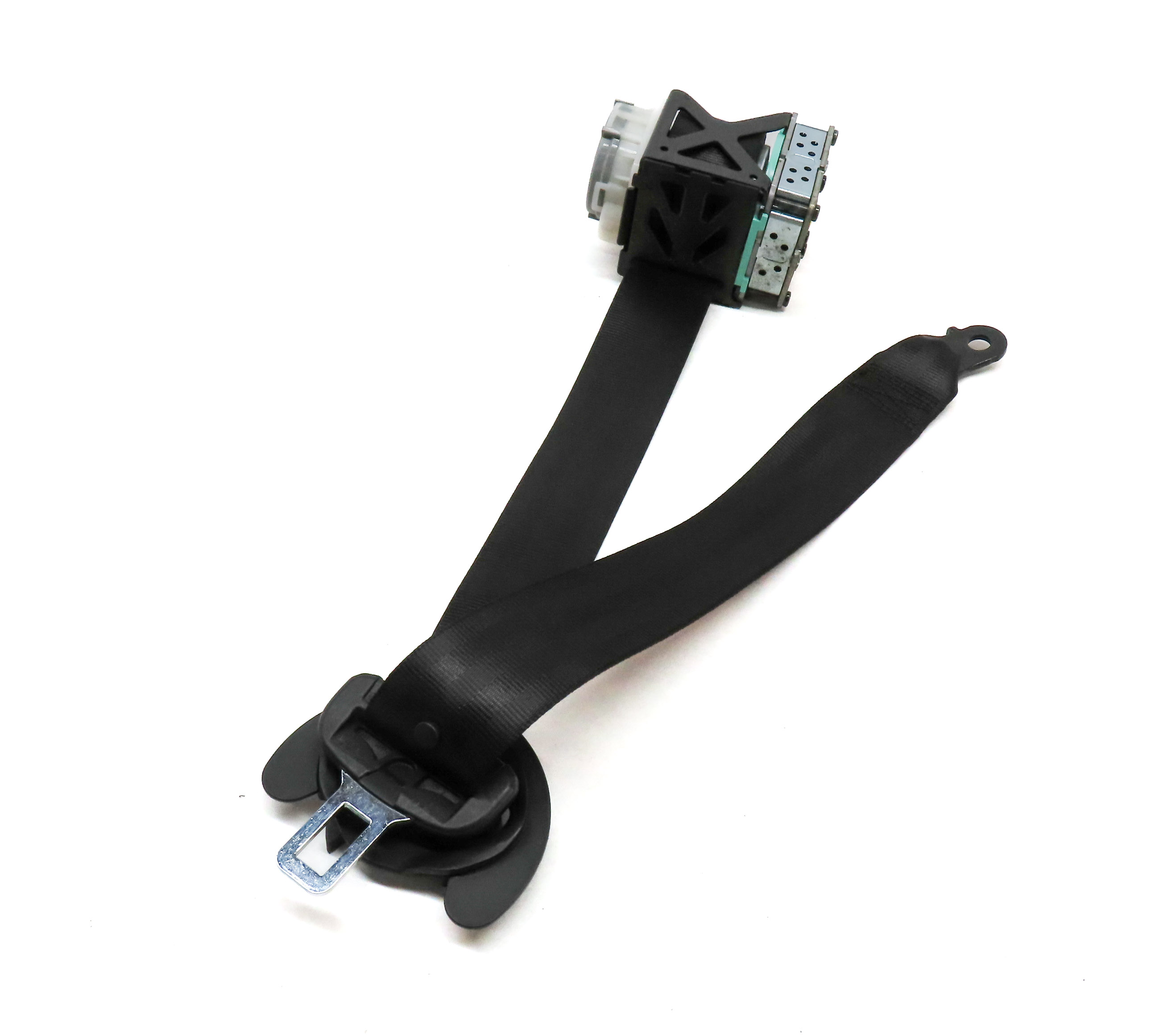 2013 PORSCHE CAYENNE (958) REAR RIGHT SEAT SEATBELT RETRACTOR (BLACK) — exact item pictured